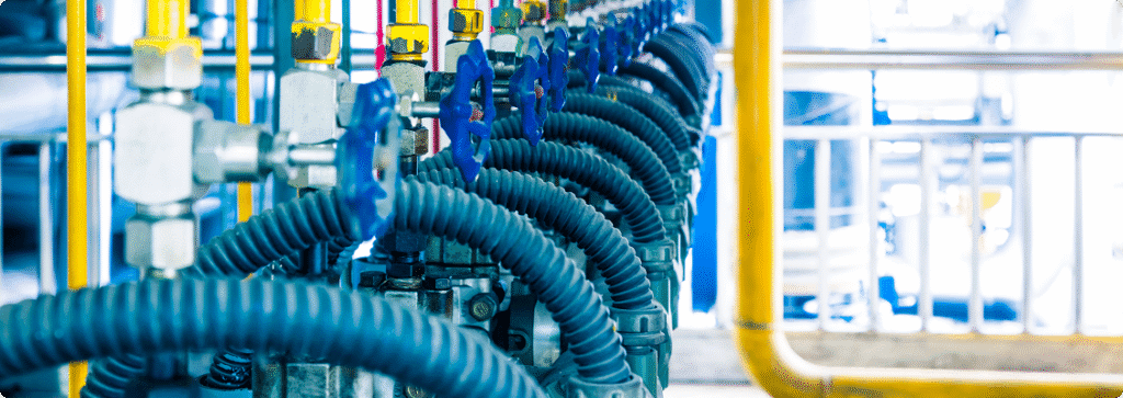 Instalações mecânicas de utilidades (ar comprimido, fluidos)