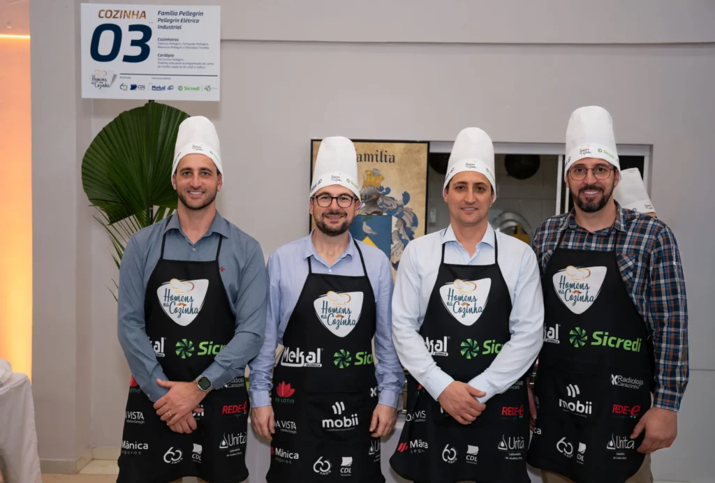 Homens na Cozinha: Pellegrin Elétrica Industrial participa da 6ª edição em Carazinho
